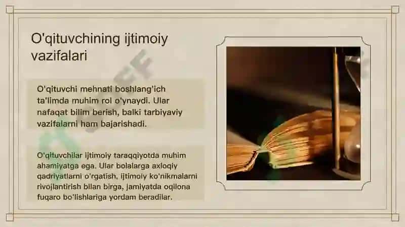 Boshlang'ich ta'limda o'qituvchi mehnati 6