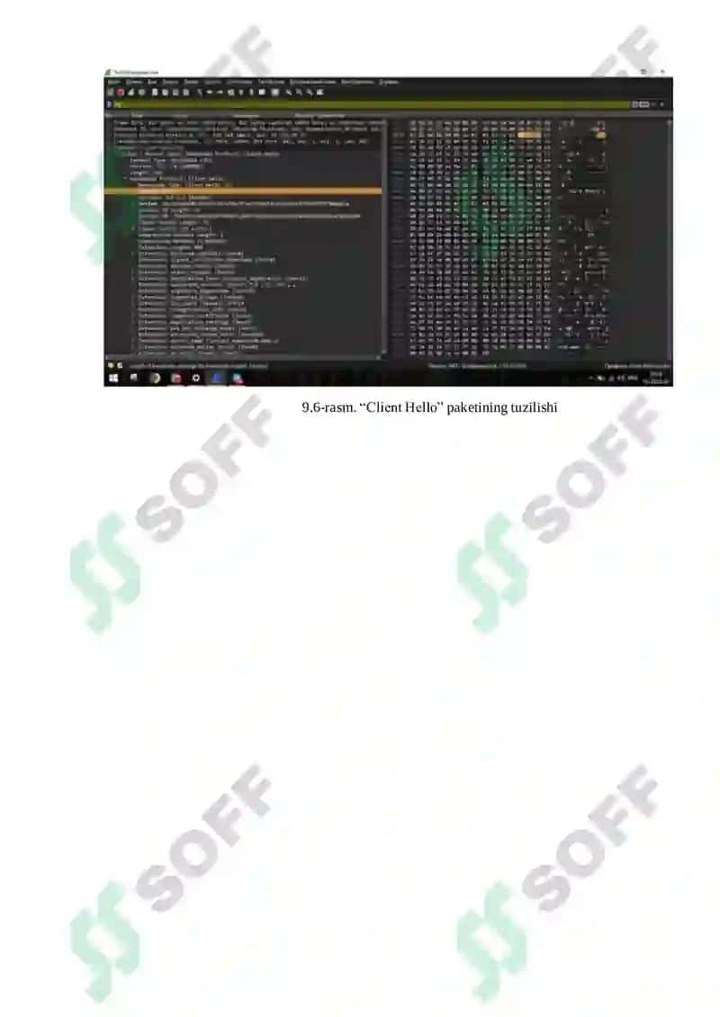 Wireshark ilovasi yordamida SSL paketini tahlili 6