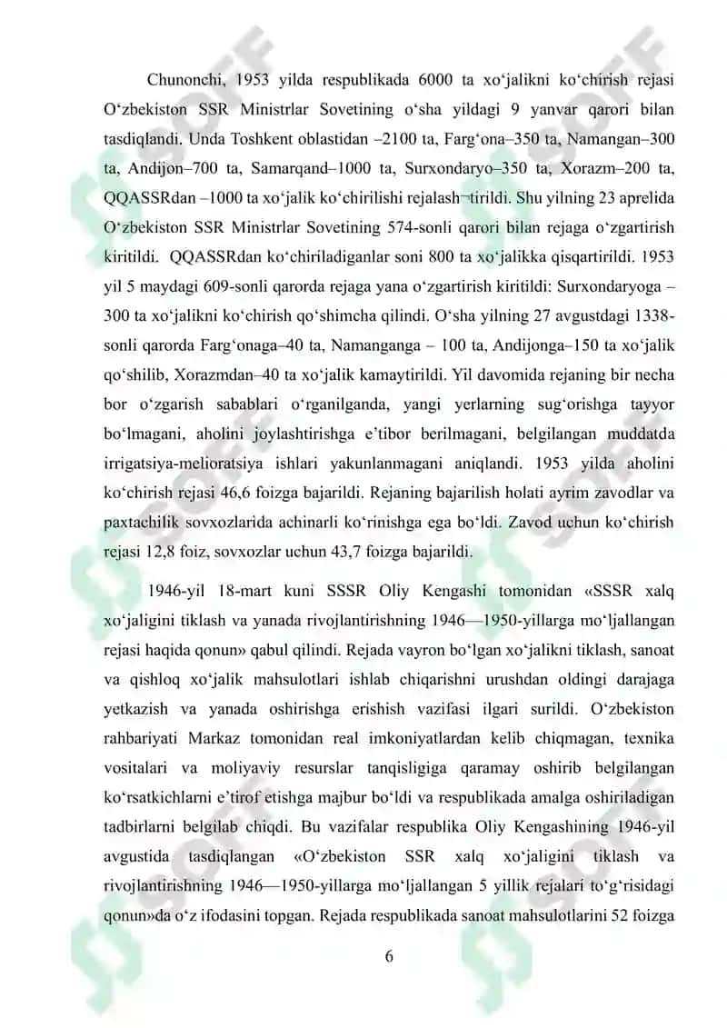 Sovet davri O’zbekistondagi migratsion jarayonlarning asosiy bosqichlari 6