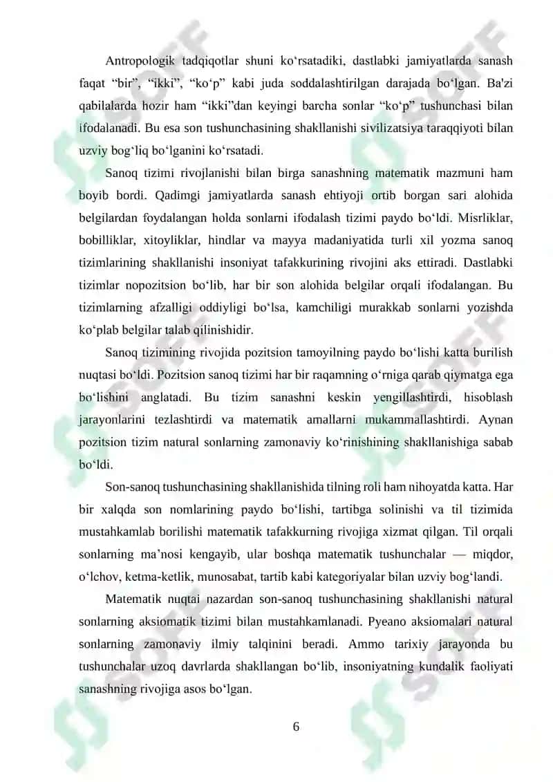Bolalarda Elementar Matematik Tasavvurini Shakllantirish 6
