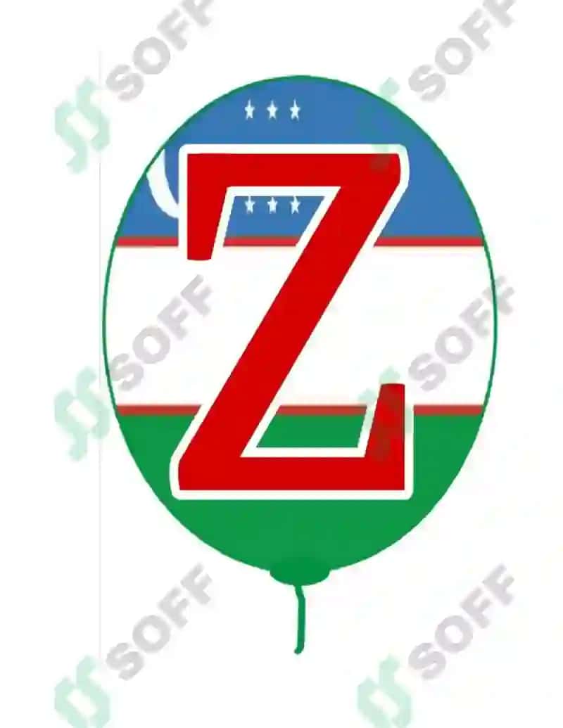 Harflar (bayroq fonida) yangi dizayn 6
