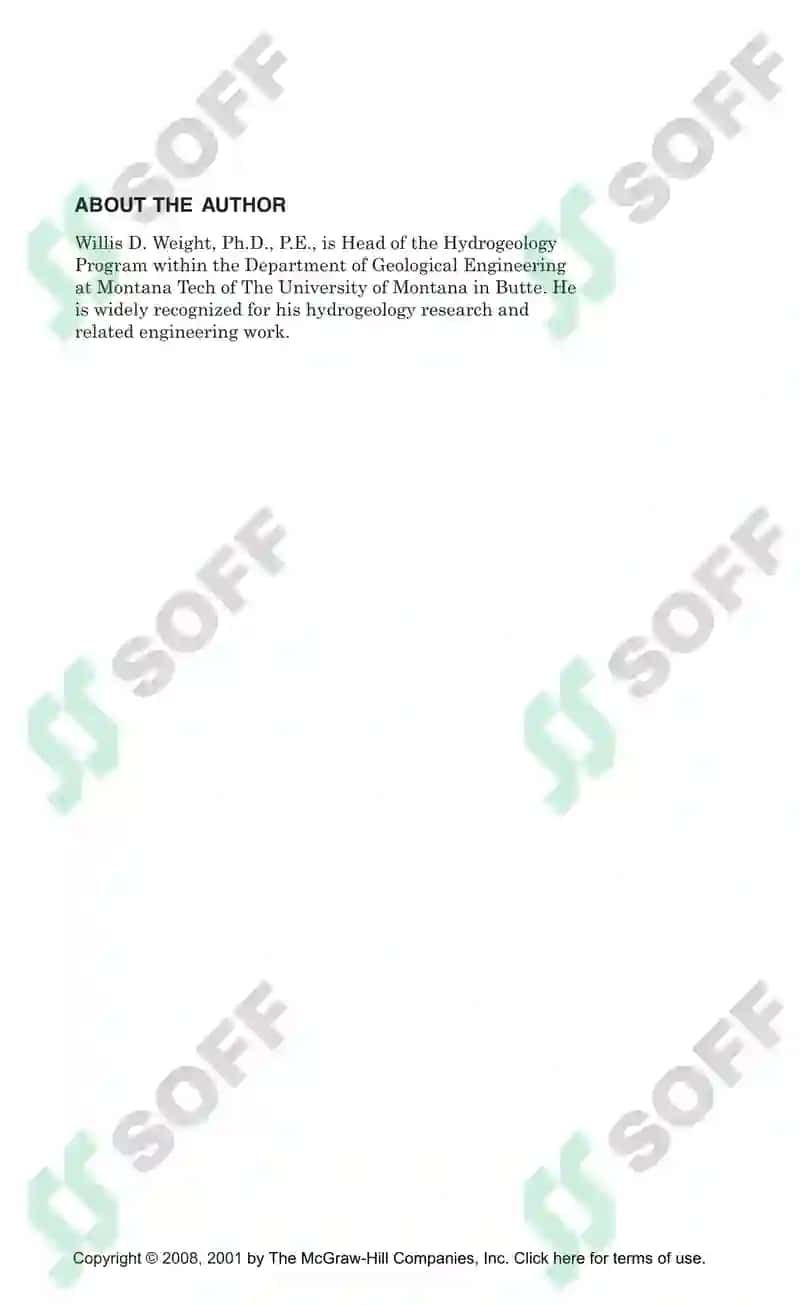Hydrogeology Field Manual 6