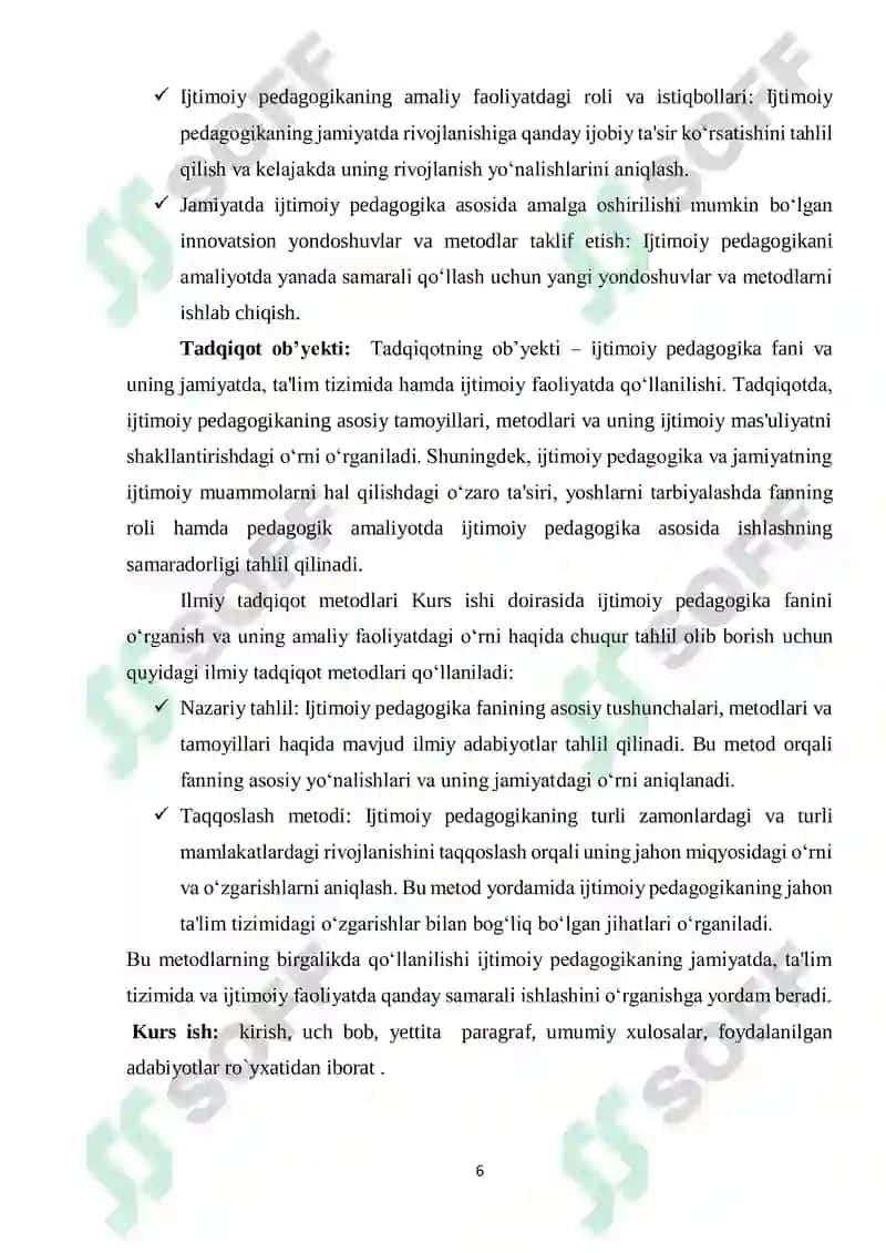 Ijtimoiy Pedagogika Fan va Amaliy Faoliyat 6