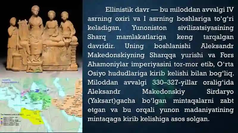 ELLIN DAVRIDA O'RTA OSIYO MADANIYATI 6