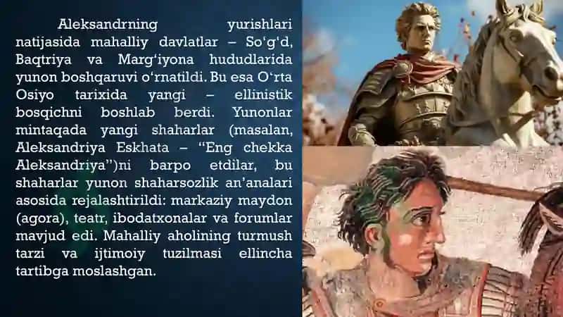 ELLIN DAVRIDA O'RTA OSIYO MADANIYATI 7