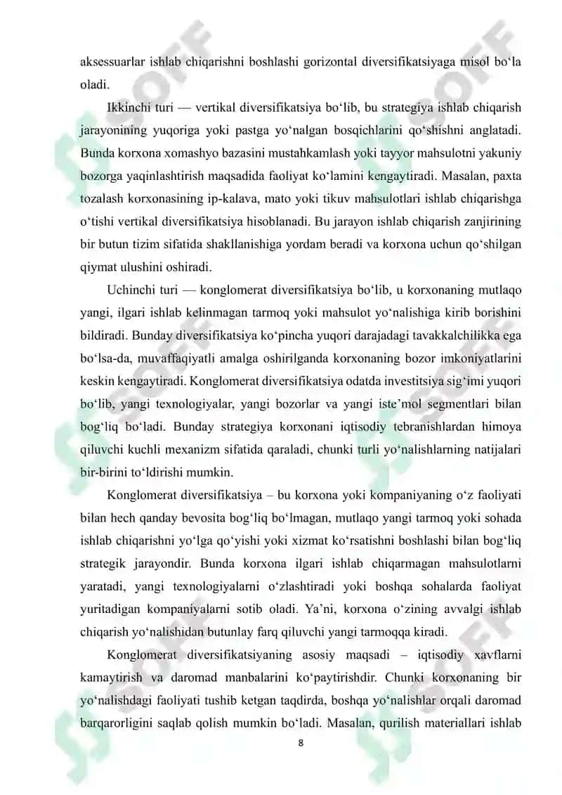 Sanoatni modernizatsiya qilish va diversifikatsiya strategiyasi 7