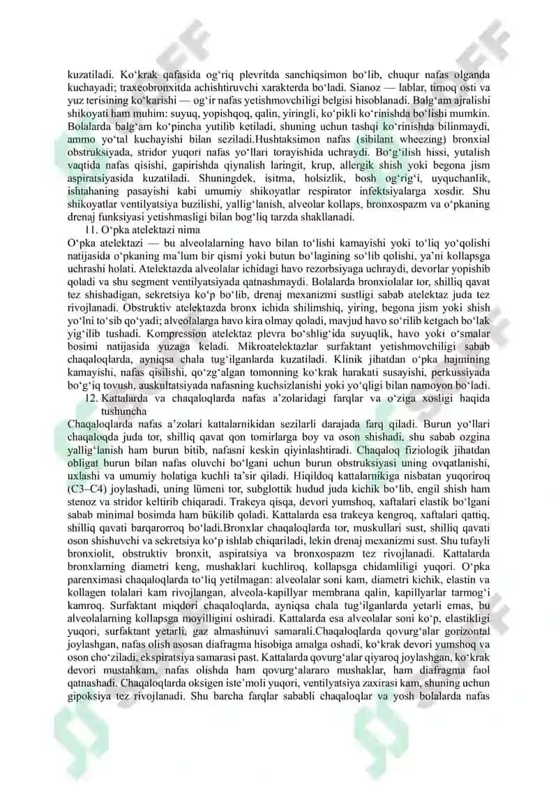 Bolalar kasalliklari fanidan V smestr oraliq nazorat savollariga javoblar 7