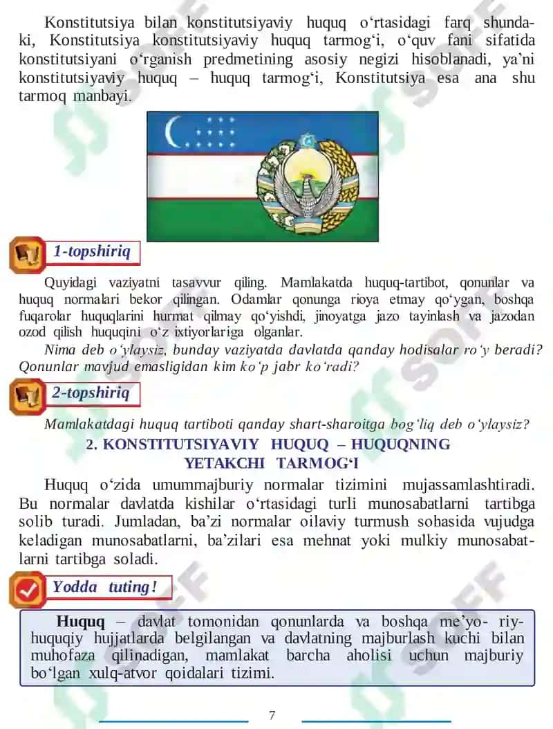 KONSTITUTSIYAVIY HUQUQ ASOSLARI 7
