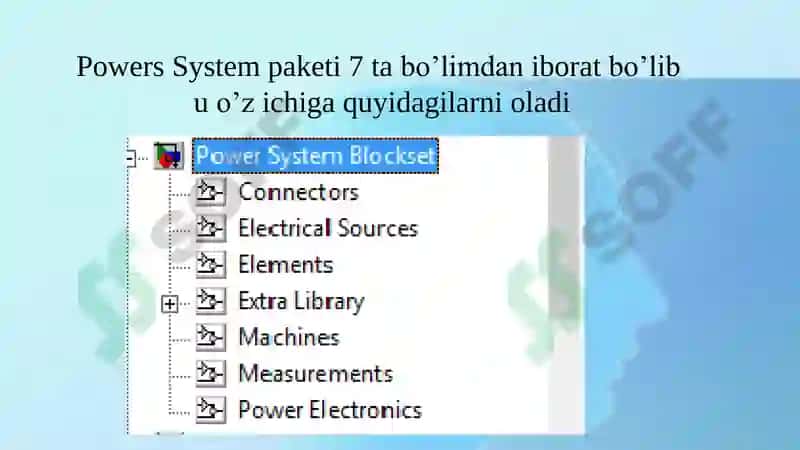Power System Blockset paketi 7