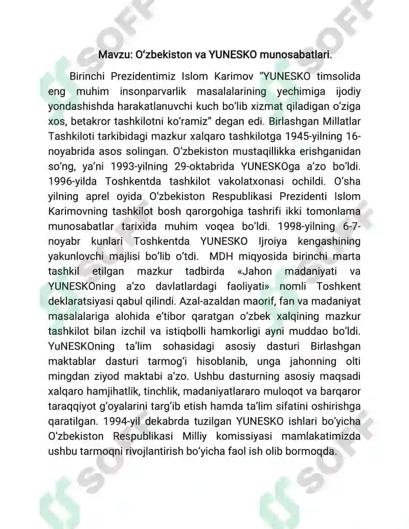 XX asrning 80-yillari soʻngida Oʻzbekistonda siyosiy, iqtisodiy va ijtimoiy muammolar 7