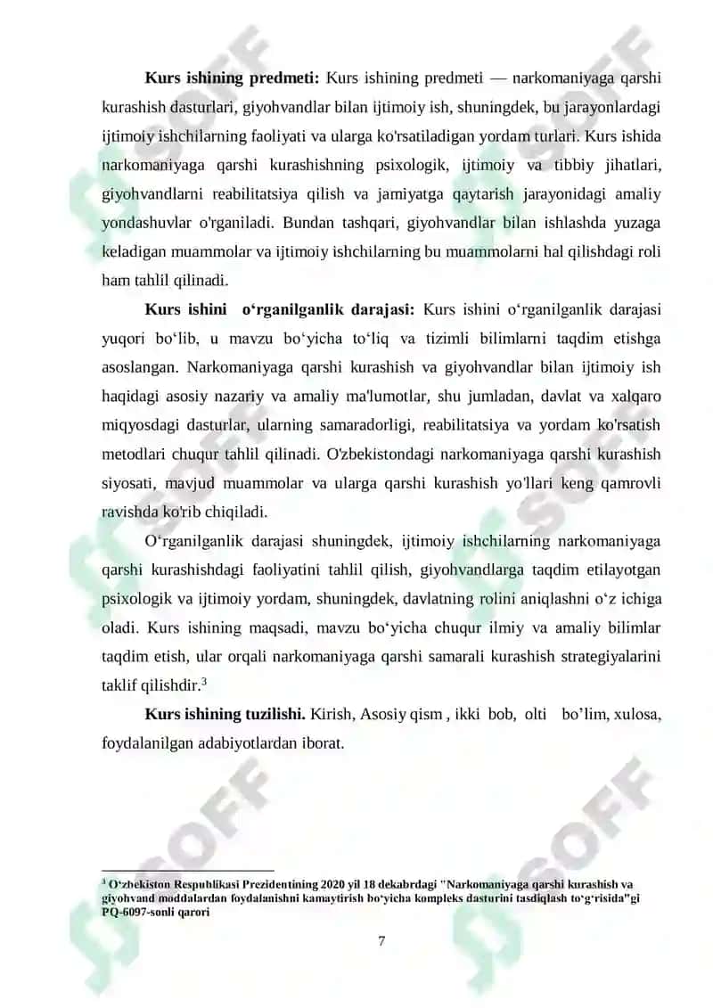 Narkomaniyaga qarshi dasturlar va giyohvandlar bilan ijtimoiy ish 7