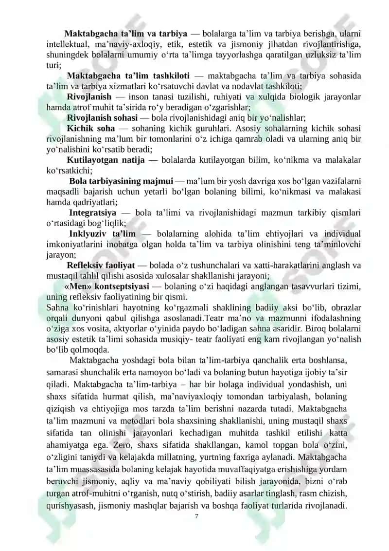 Bolalarni sahnalashtirish va ijodiy faoliyatga o‘rgatish 7