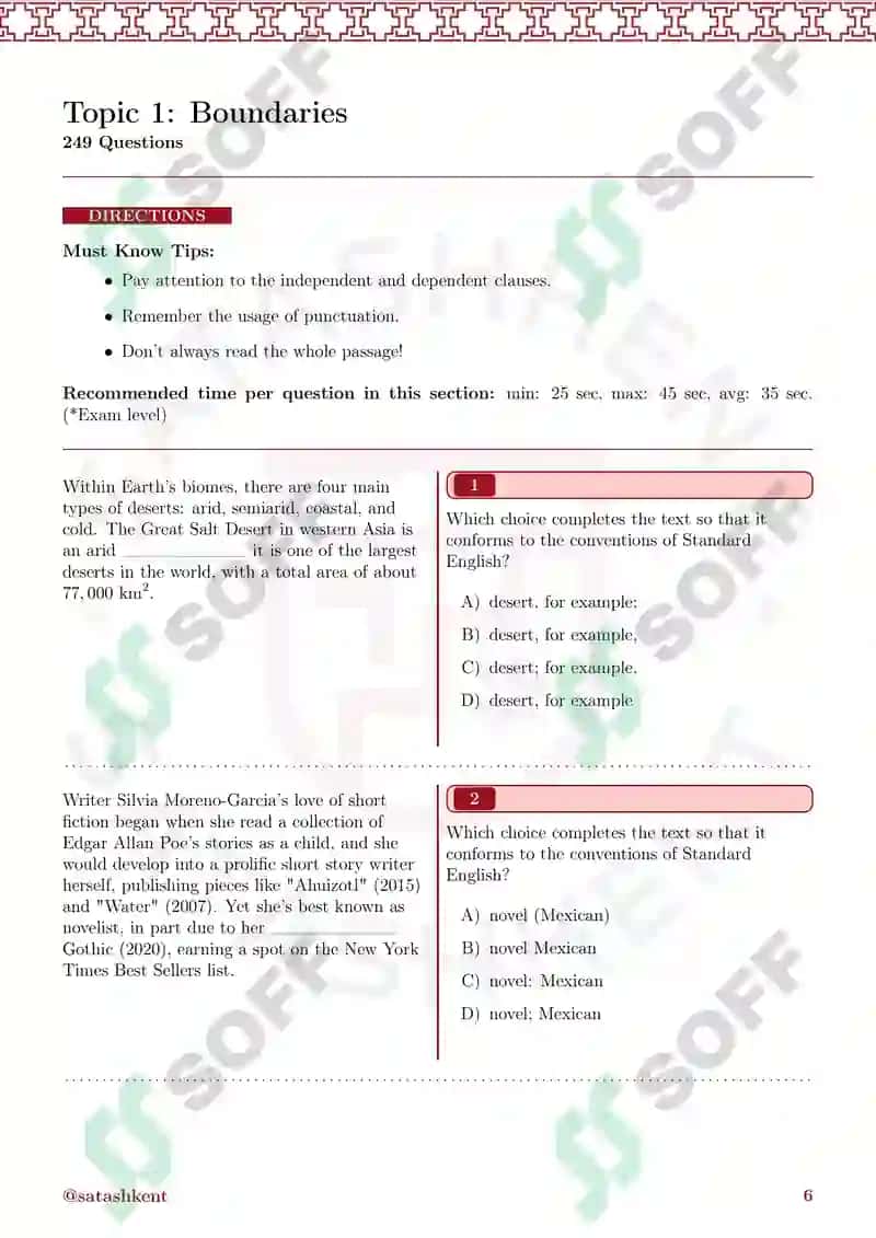 SAT writing book 7