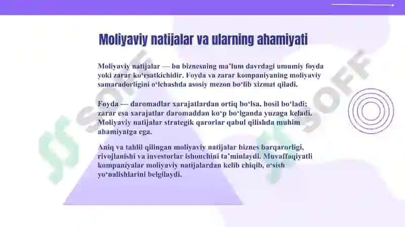 Moliyaviy natijalar byudjeti 7