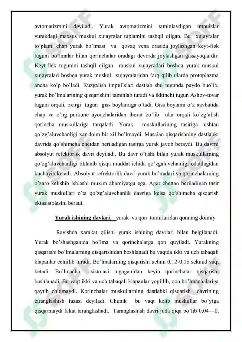 QON AYLANISH SISTEMASINING FIZIK ASOSLARI 7