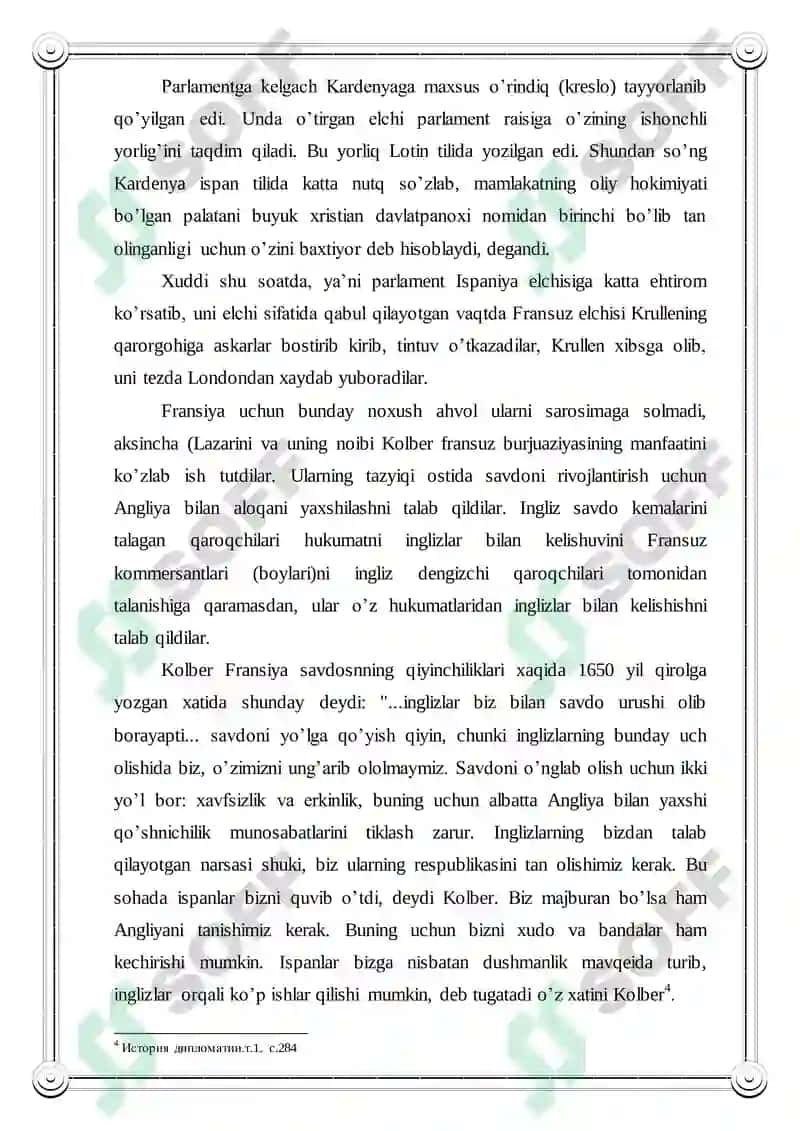 INGLIZ BURJUA INQILOBI DAVRI DIPLOMATIYASI 7