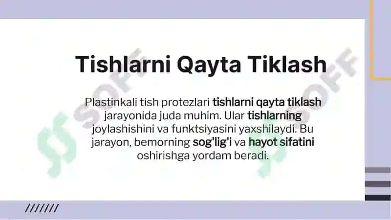 Plastinkali Tish Protezlari 7