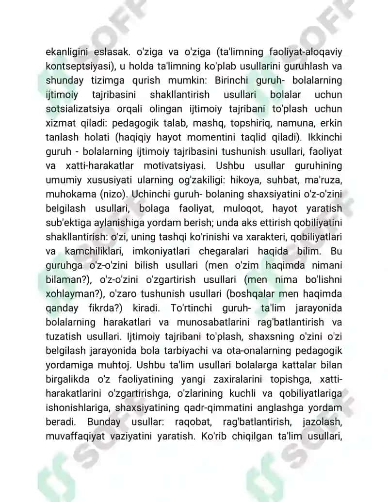 Ijtimoiy pedagogikada ishontirish metodi 7