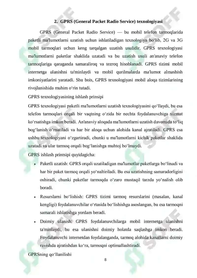Internet ashyolarida qo‘llaniladigan simsiz texnologiyalari 8
