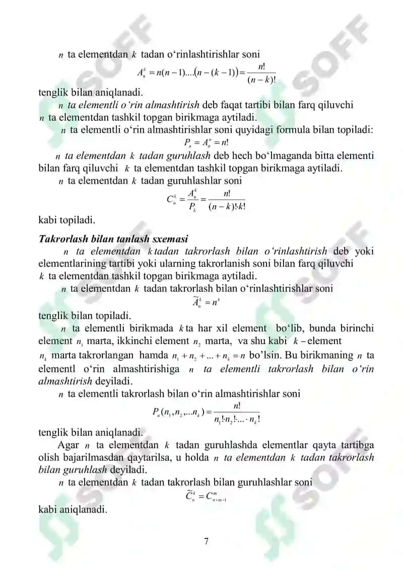 Oliy Matematika Masalalar To'plami 8