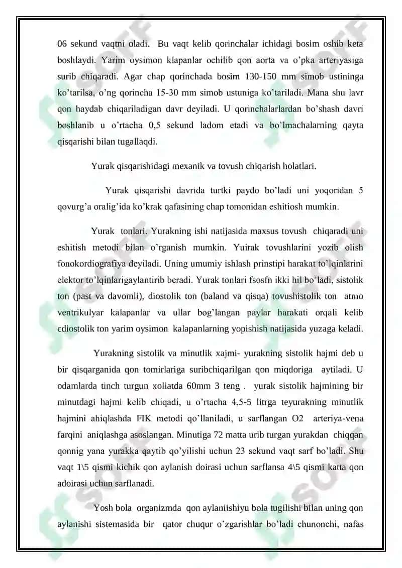 QON AYLANISH SISTEMASINING FIZIK ASOSLARI 8
