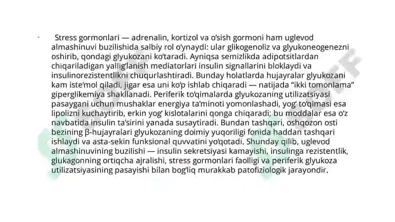 Uglevod almashinuvi 8