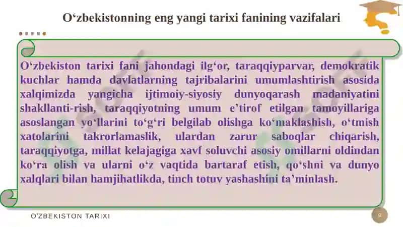 O’ZBEKISTON TARIXI 8