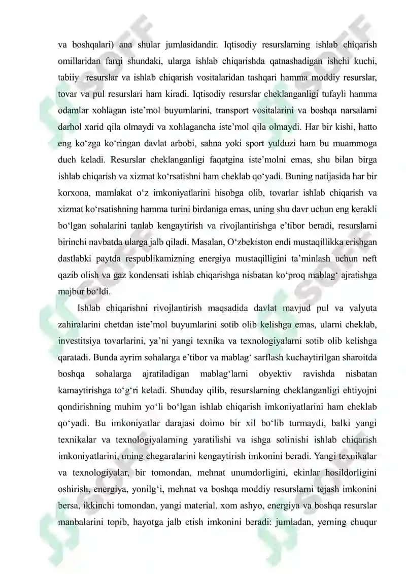 Ijtimoiy-iqtisodiy ehtiyojlar, ularning tarkibi va turkumlanishi 8