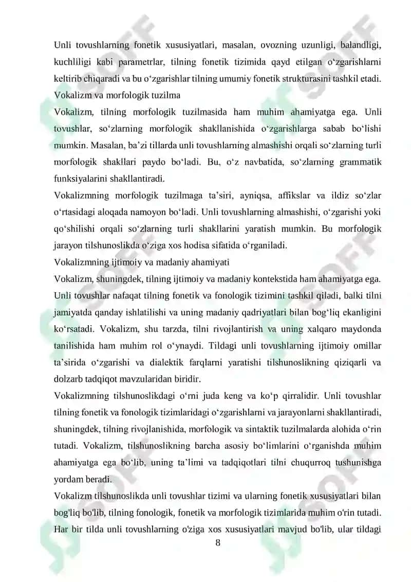 Ona tili va oʻqish savodxonligi va uni oʻqitish metodikasi 8