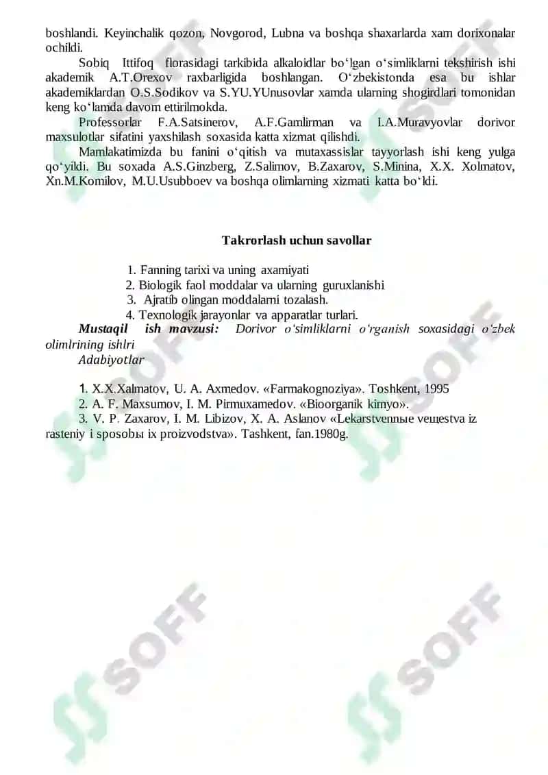 Fitopreparatlar texnologiyasi 8