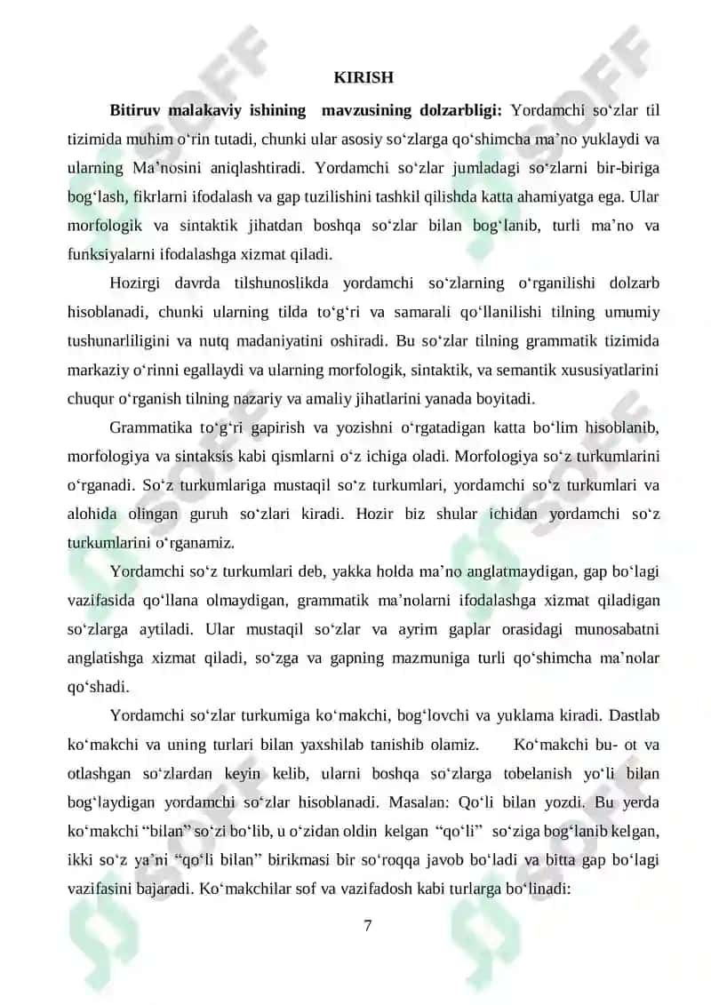 Yordamchi soʻzlarning grammatik xususiyatlari 8