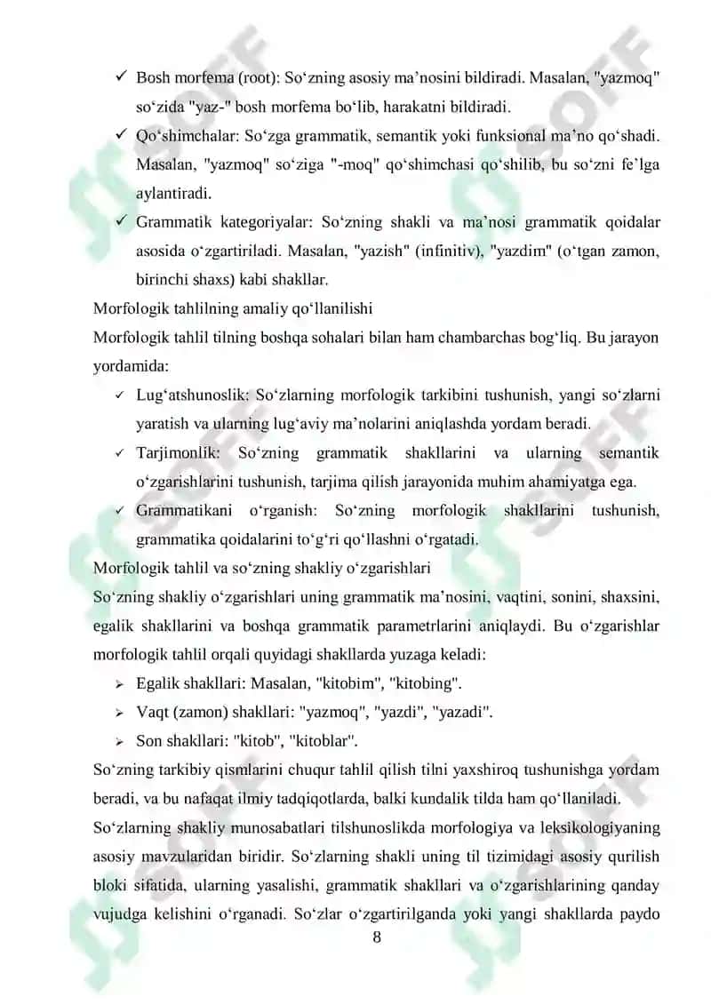 Ona tili va oʻqish savodxonligi va uni oʻqitish metodikasi 8