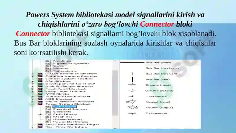 Power System Blockset paketi 8