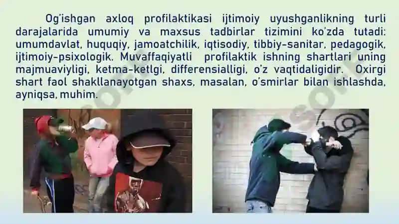 Xulqi og’ishgan bolalar psixologiyasi 8
