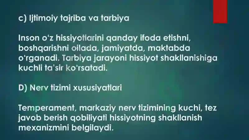 Psixologiya mustaqil ish 8