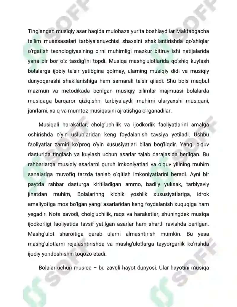 Maktabgacha taʼlim tashkilotlarida musiqaviy tarbiyaning maqsad va vazifalari 8