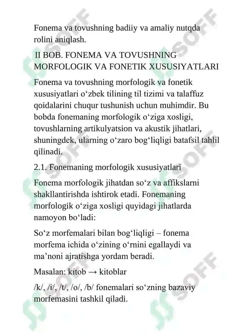 O‘zbek tilshunosligida fonema va tovush munosabati 8
