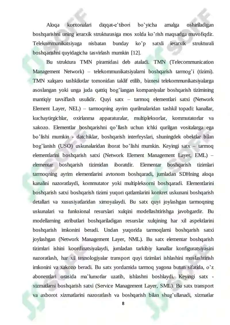 TELEKOMMUNIKATSIYA TARMOQLARIDA XAVFSIZLIKNI TA’MINLASH MASALASINING DPI ASOSIDAGI YECHIMLARI 8