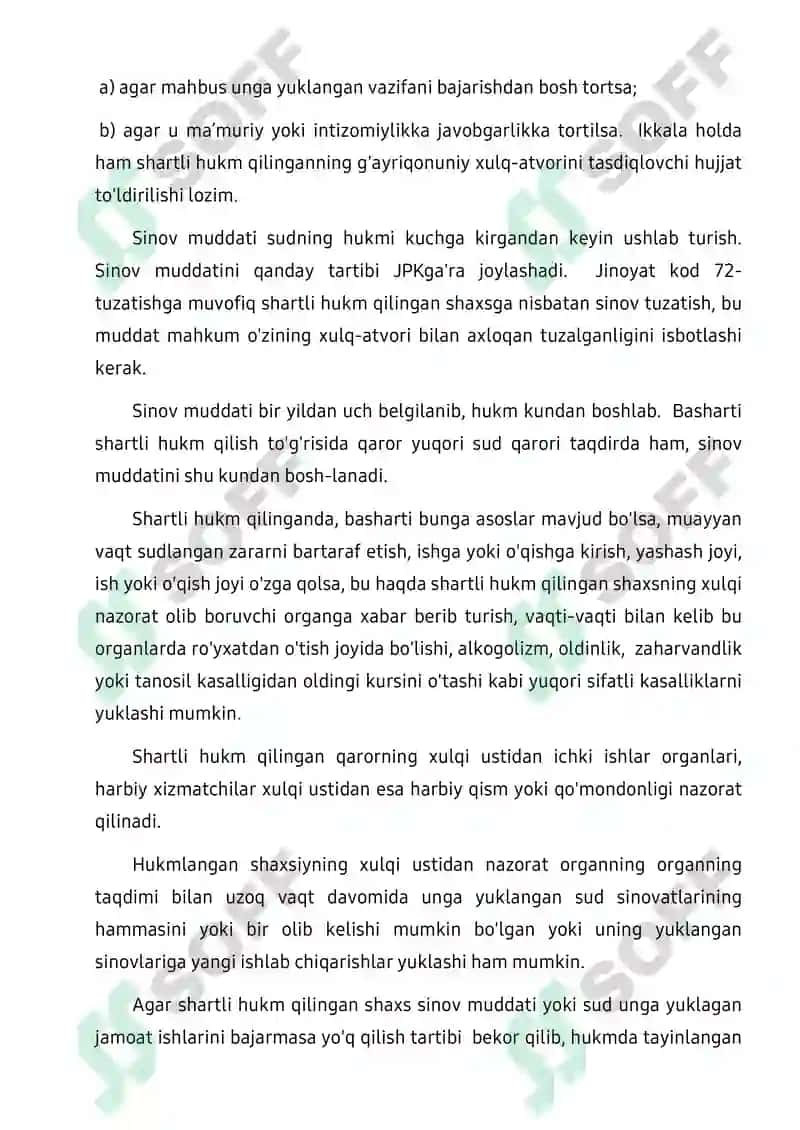 Boshqa jinoyat-huquqiy ta’sir choralarini ijro etish 8