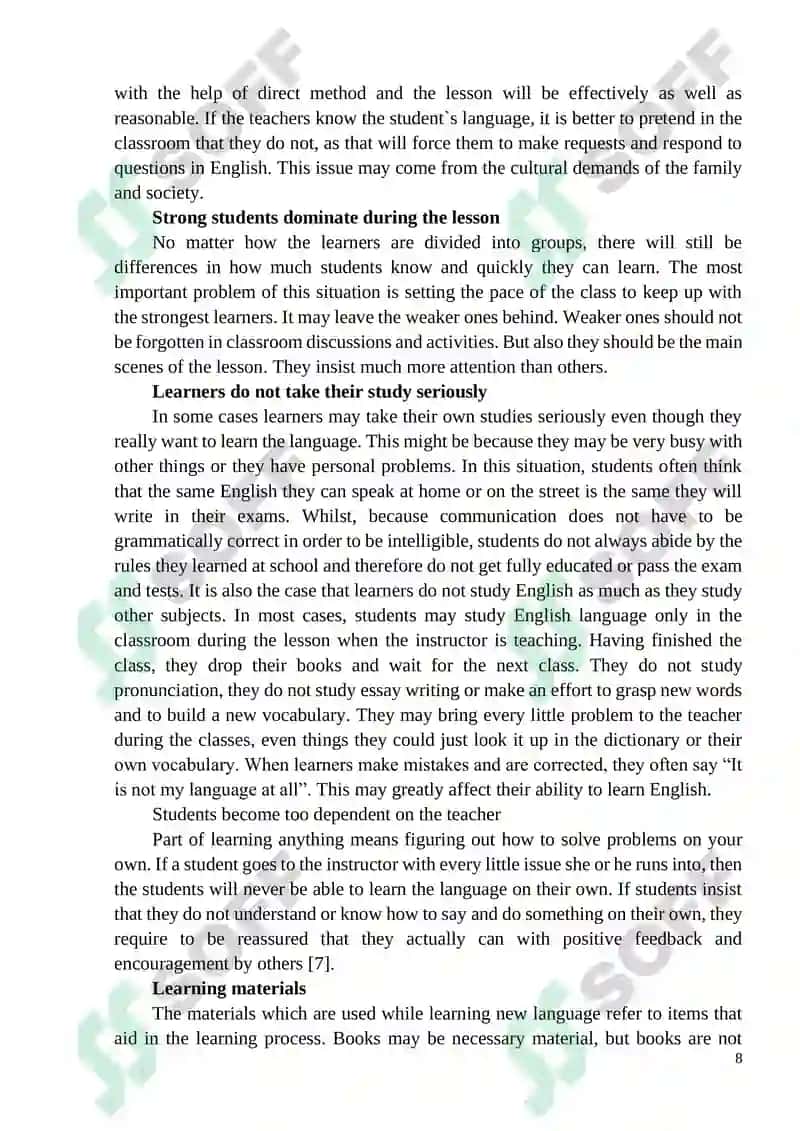 Addressing the Challenges of Teaching Foreign Language Writing to Young Learners 8