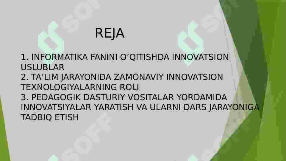 Pedagogik texnologiyalar orqali informatika fanini uqitish 2