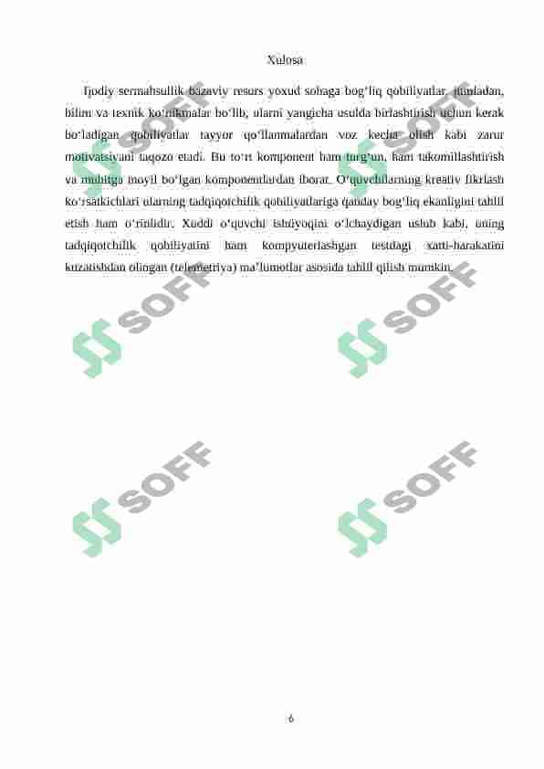 O’qtuvchilarda  kreativlikni  rivojlantirish  omillari 6