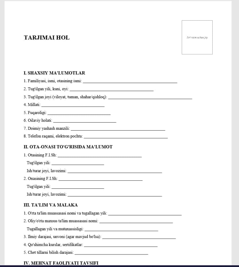 Tarjimai_hol_blankasi (Word/PDF) 1