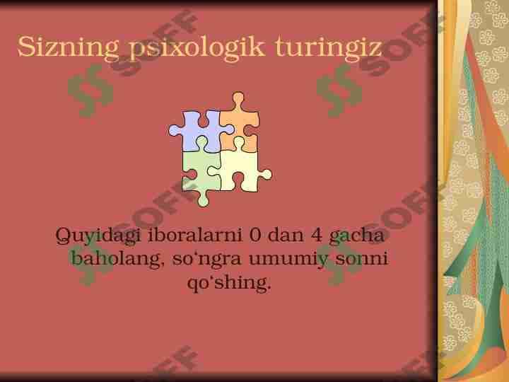 psixologik test