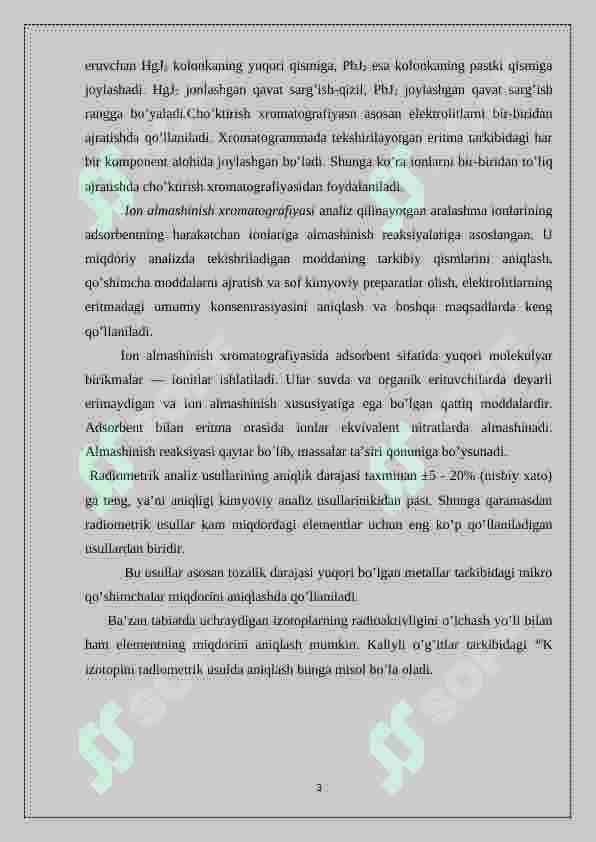 Qog’oz xromotografiyasida kationlarni analizi 3
