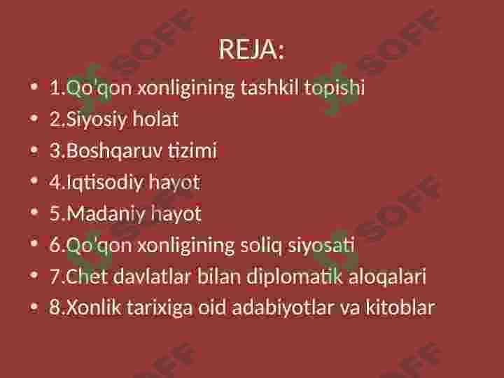 Qo’qon xonligining tarixiy geografiyasi 2