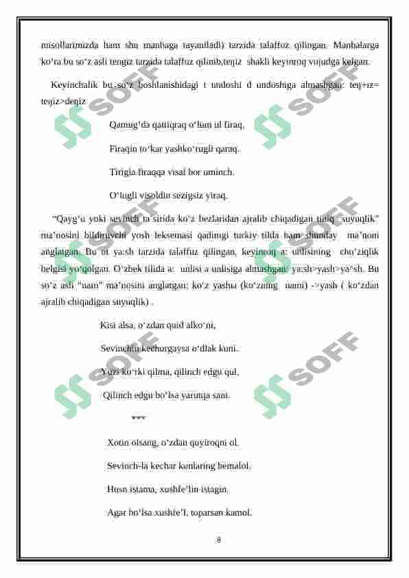 Qutadg‘u bilig asarining leksik xususiyatlari 8