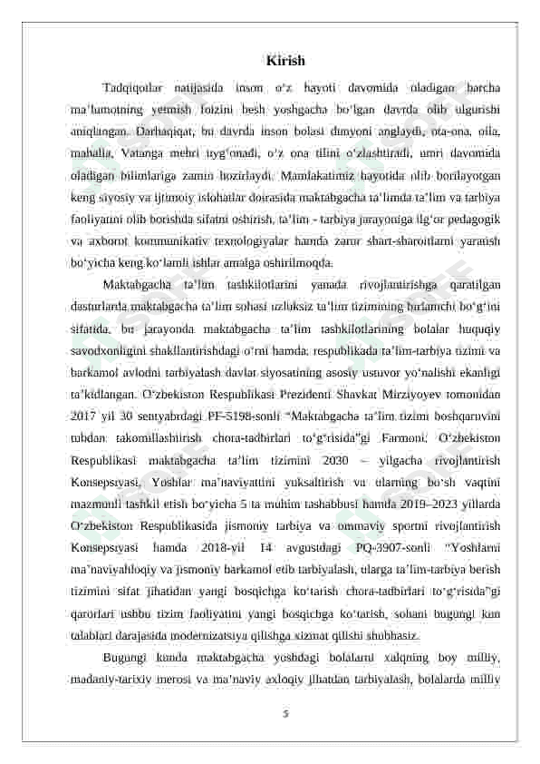 Maktabgacha ta’lim tashkilotlarida rivojlantiruvchi muhitni yaratish 5