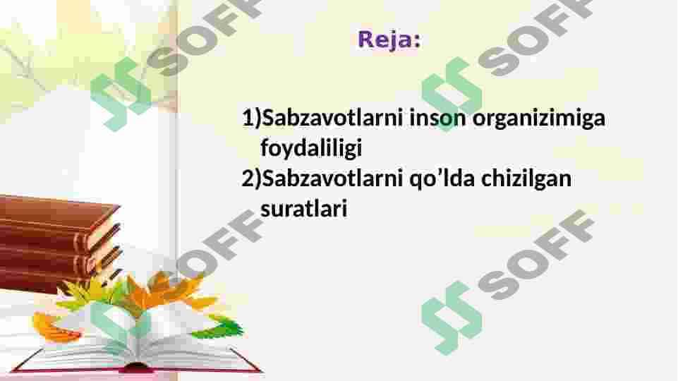sabzavotlar haqida malumot 2