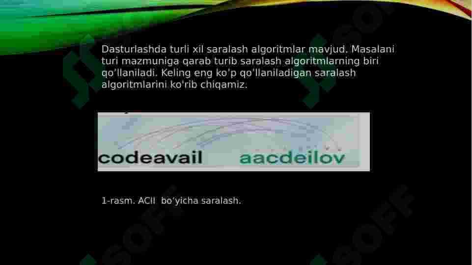 Saralash algoritmlari 4